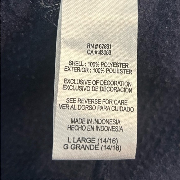 NFL Team Apparel Kids  Chicago Bears Youth Full-Zip Jacket- Size (L) 14-16) - Picture 6 of 10